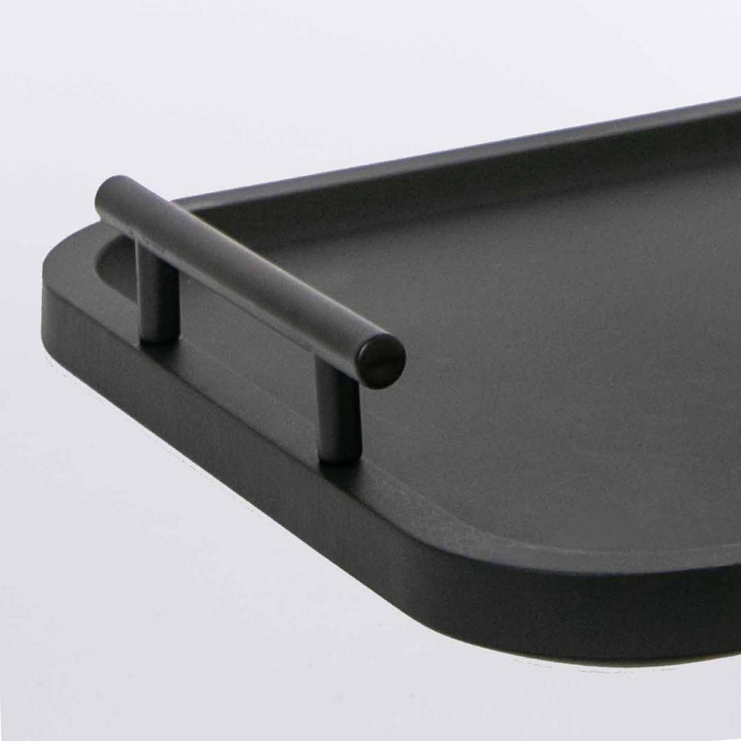 Wood tray with Iron handles
