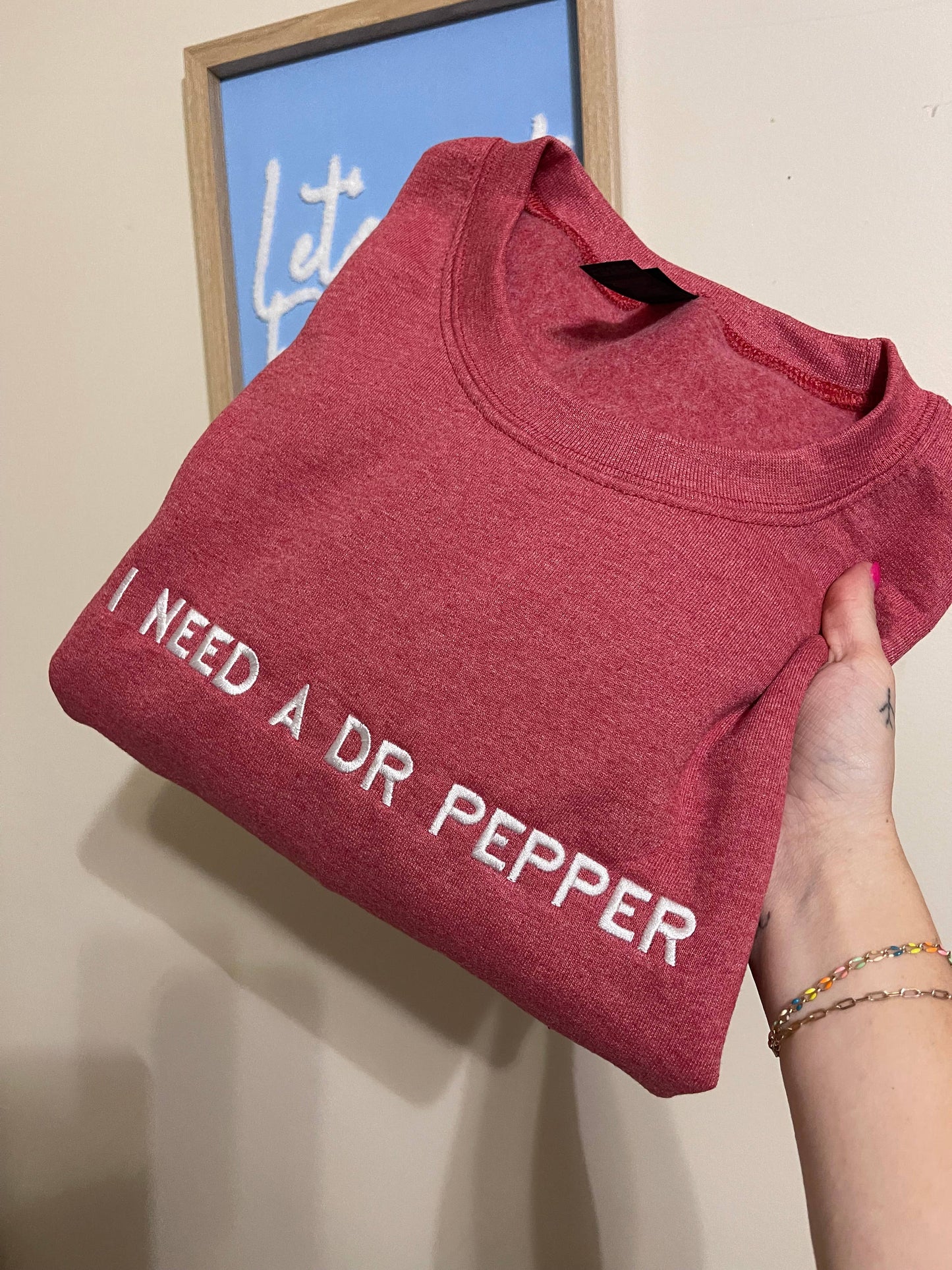 I need a Dr Pepper Crewneck