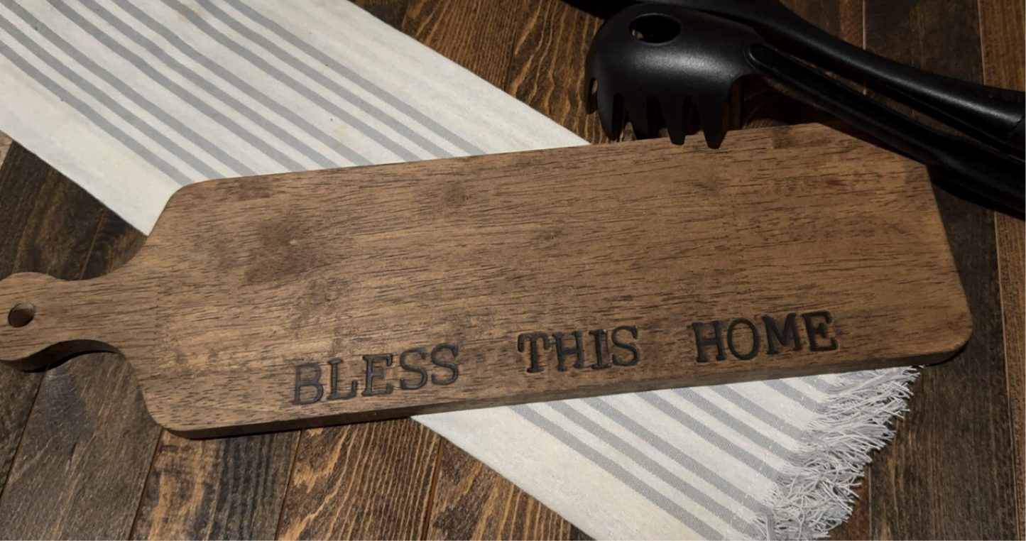 Bless this Home Cutting Board