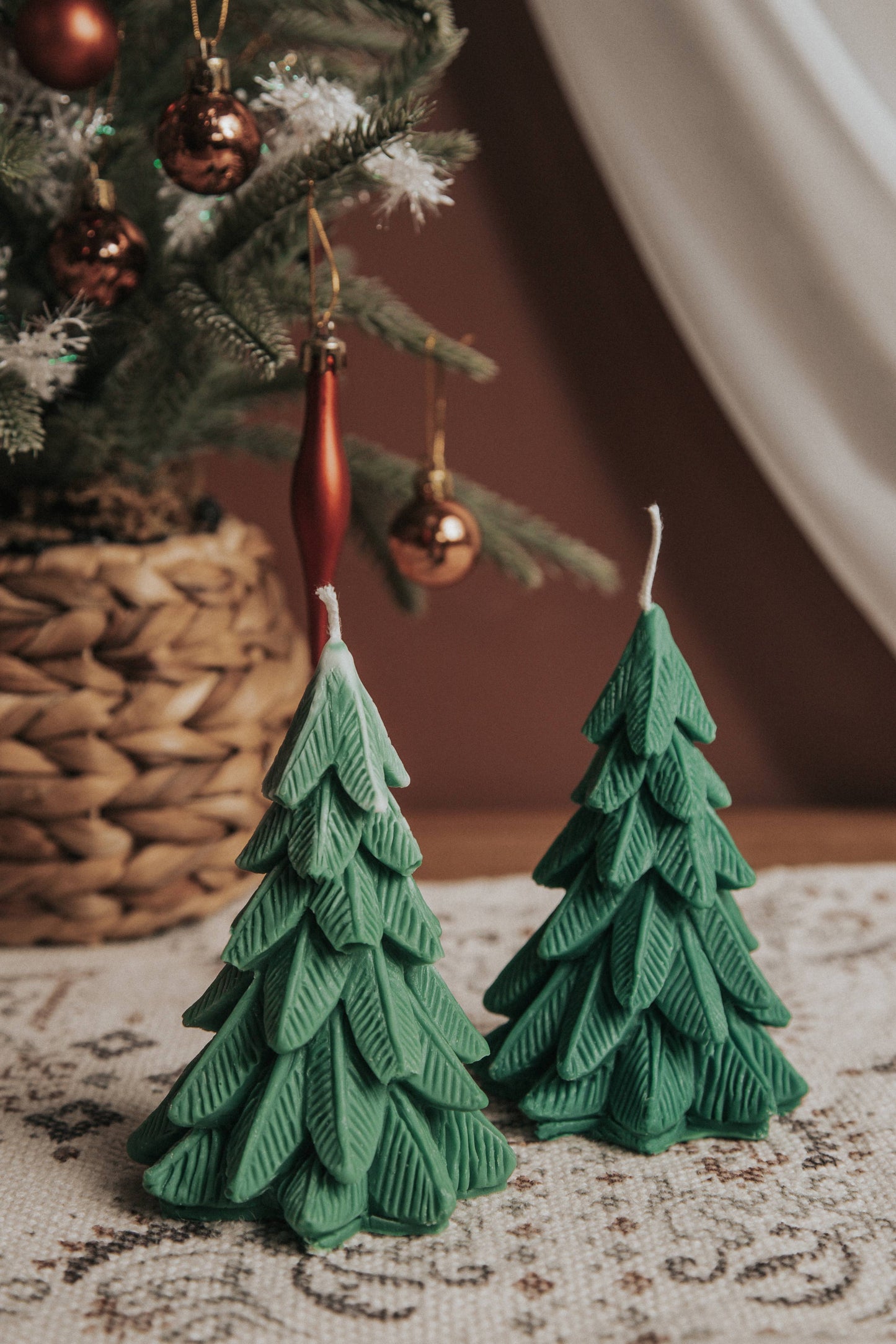 Christmas tree Candle: Green