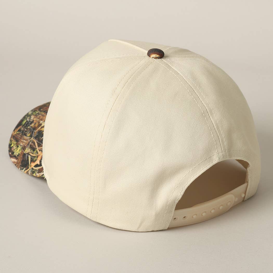 You Look Like You Love Me Embroidery Camo Trucker: CAMO-BEIGE / ONE SIZE
