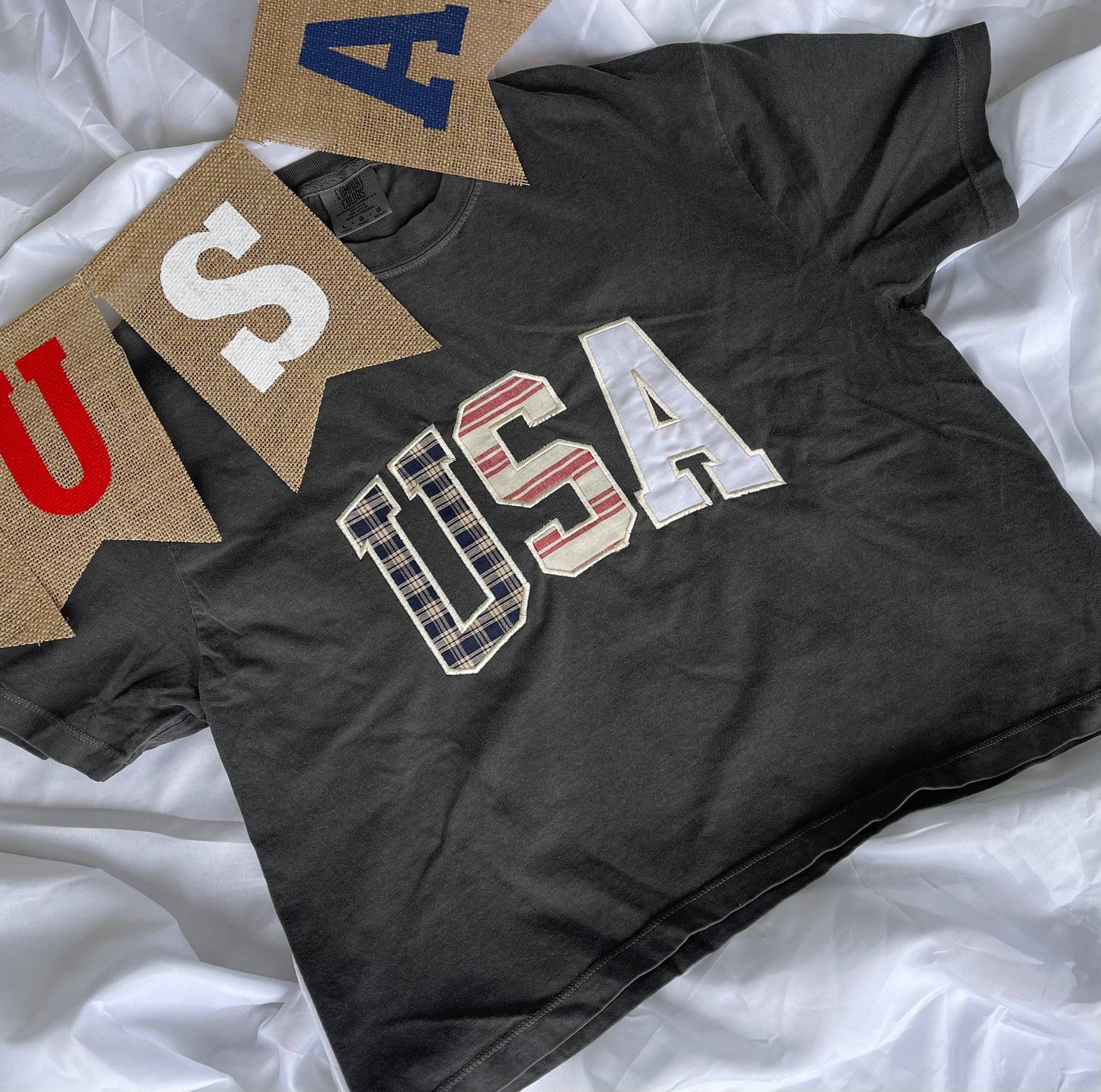 USA Crop Tee