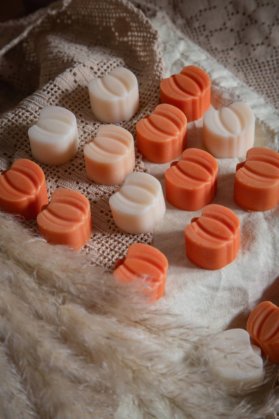 Pumpkin Soy Wax Melts | Pack of 6 | Sandalwood and Amber