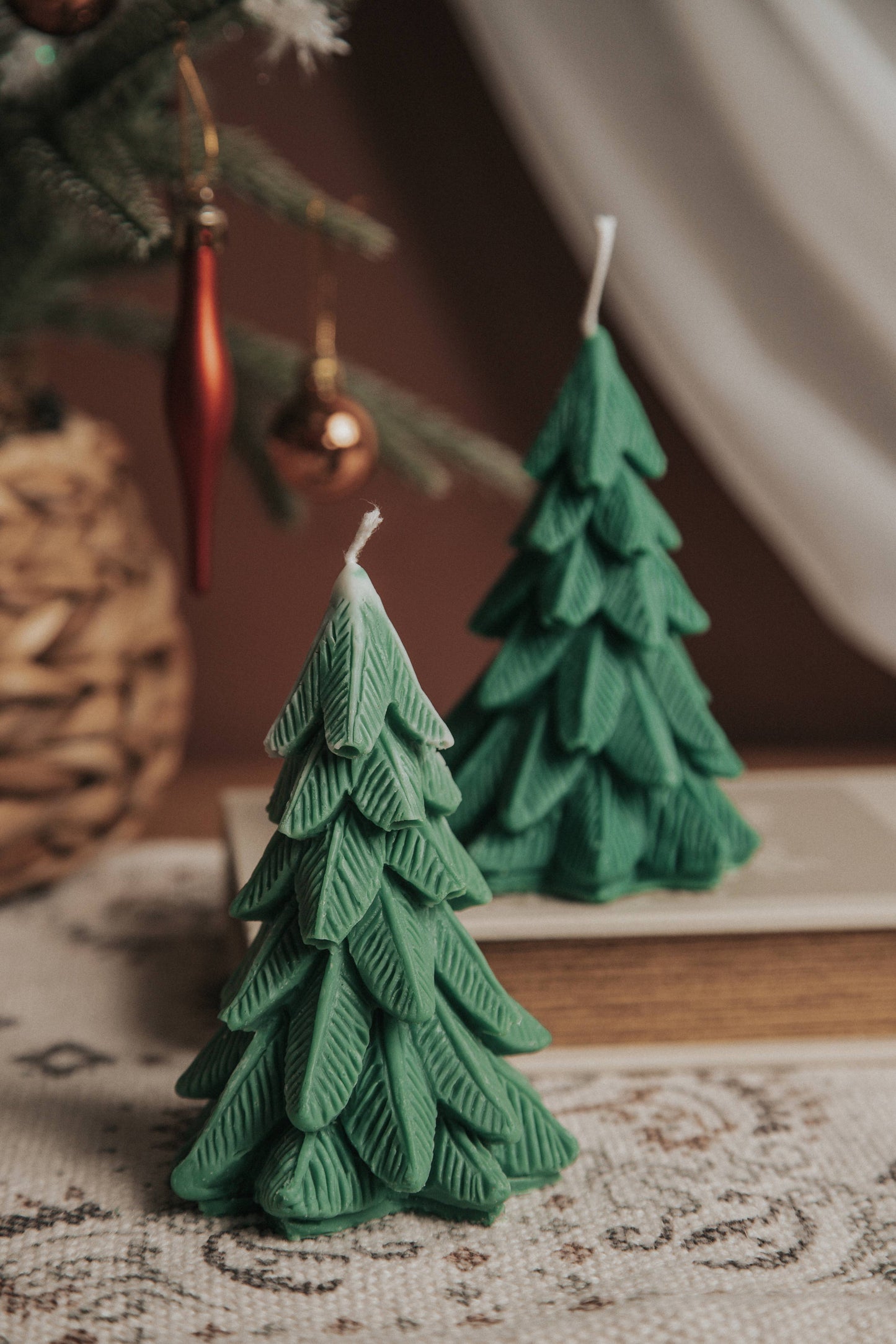 Christmas tree Candle: Green