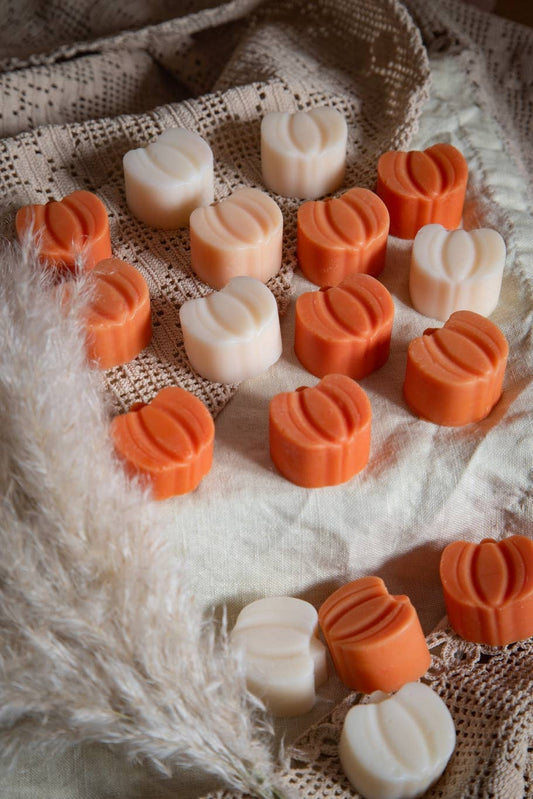 Pumpkin Soy Wax Melts | Pack of 6 | Sandalwood and Amber