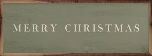 Merry Christmas Typewriter Green: 12 x 4 x 1.5