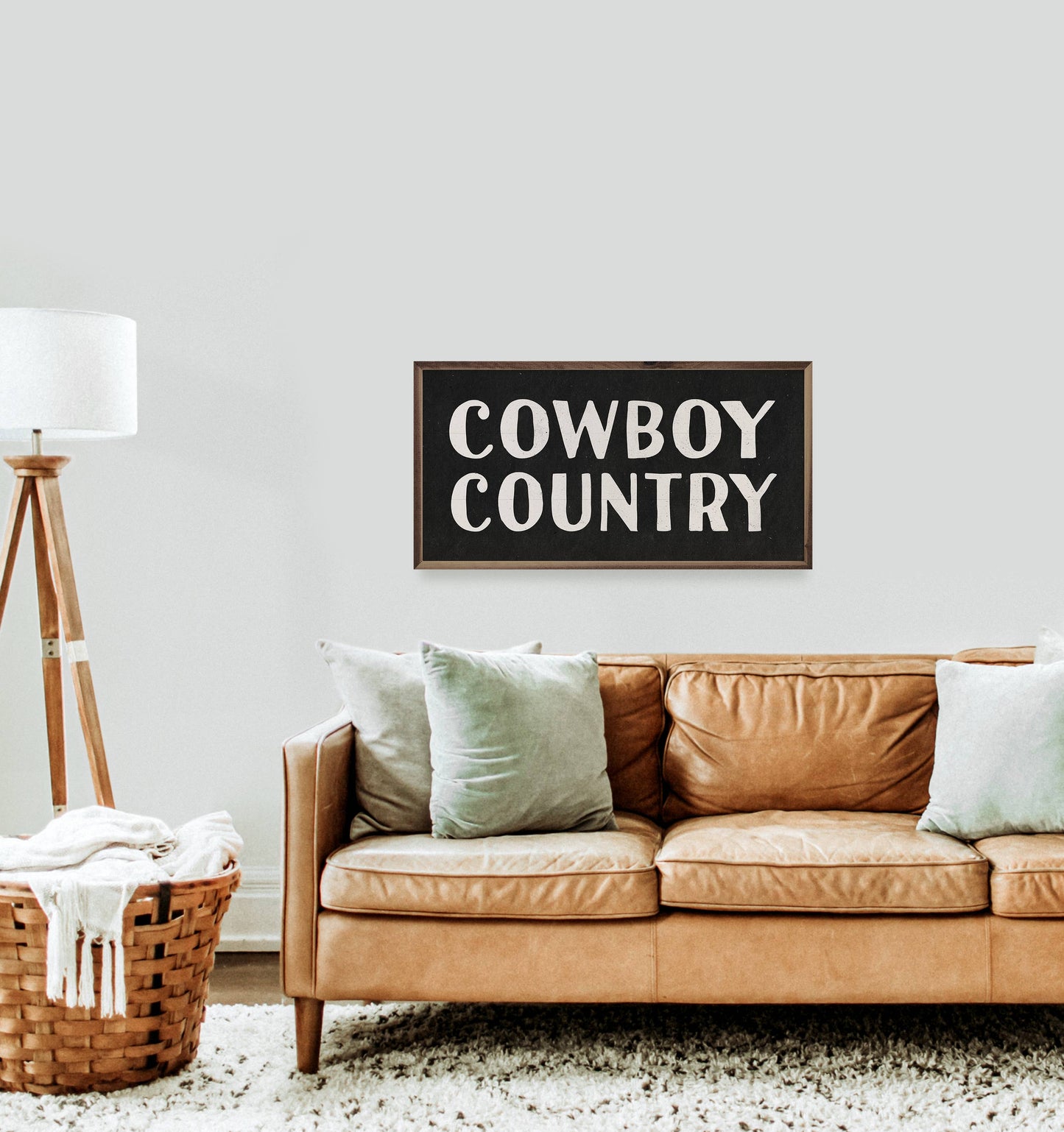 Cowboy Country Black: 16x8
