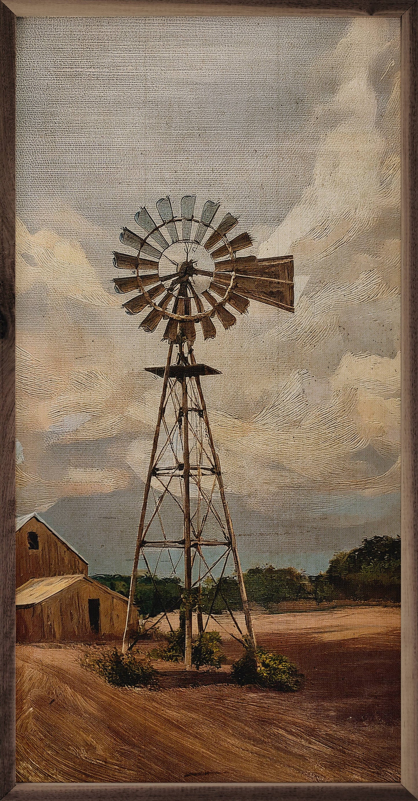 Windmill On The Farm: 8x16