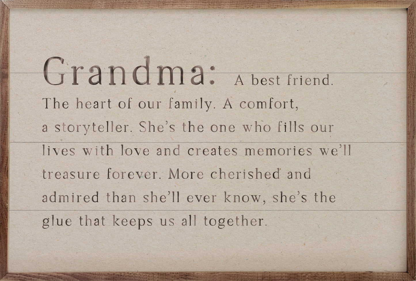 Family Definition Grandma: 8x5