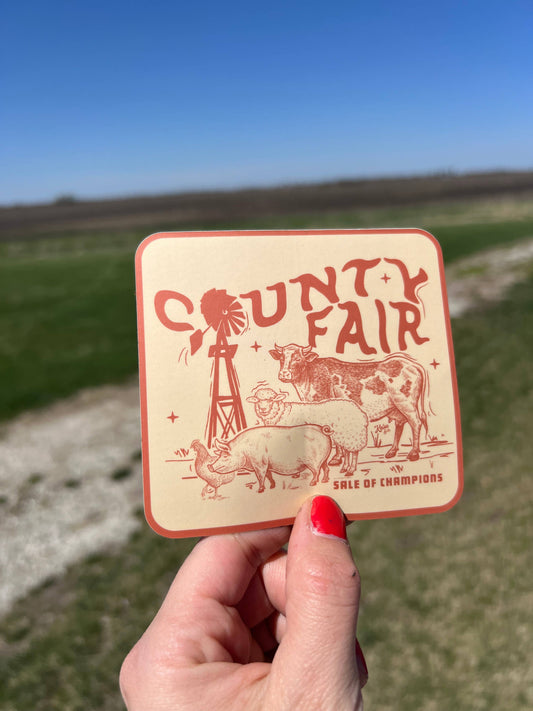 Welcome To The County Fair Decal