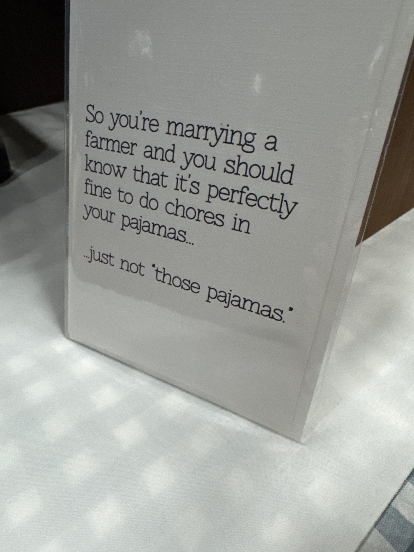 So You’re Marrying a Farmer…
