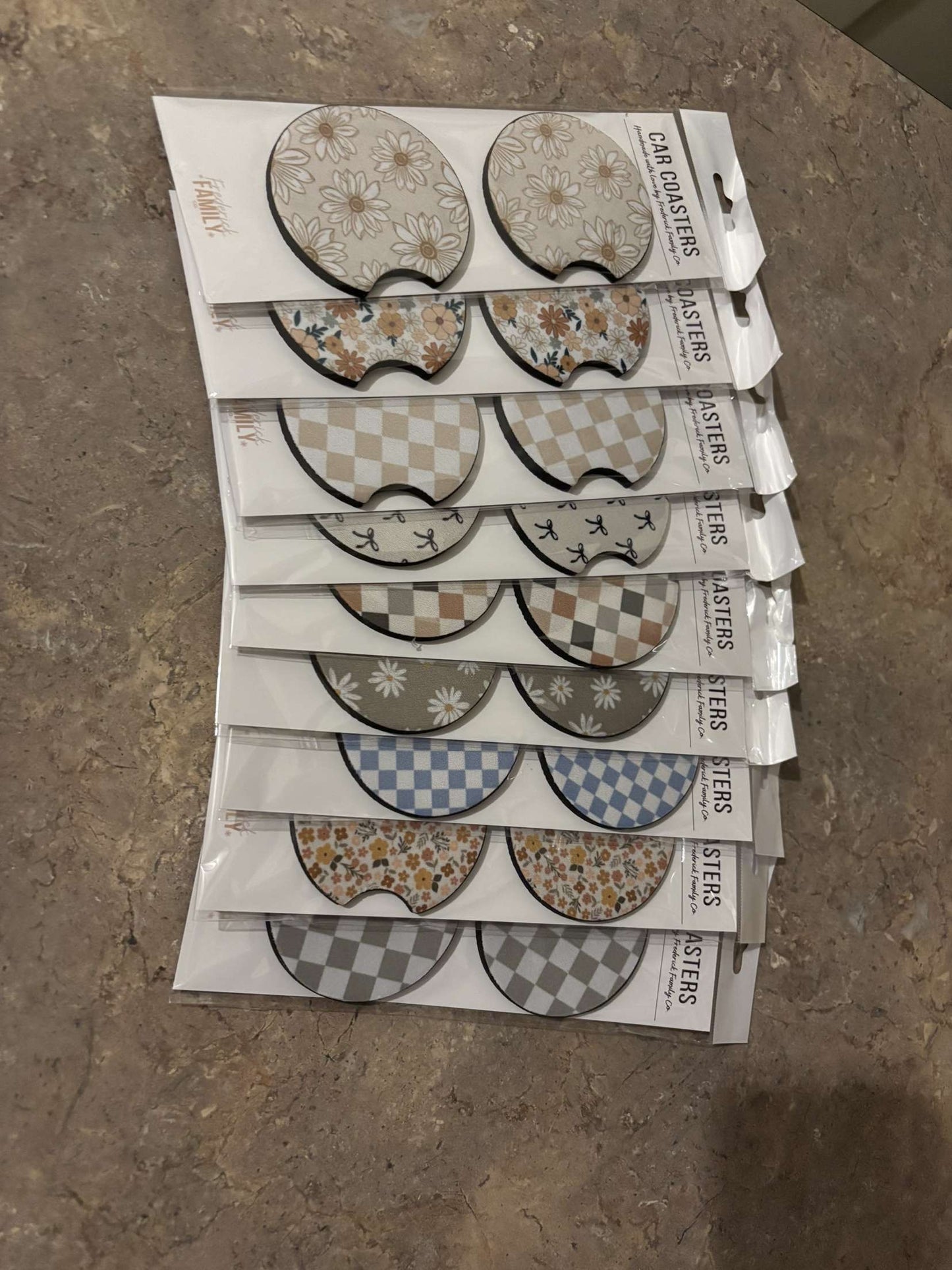 Car Coasters, Set of 2