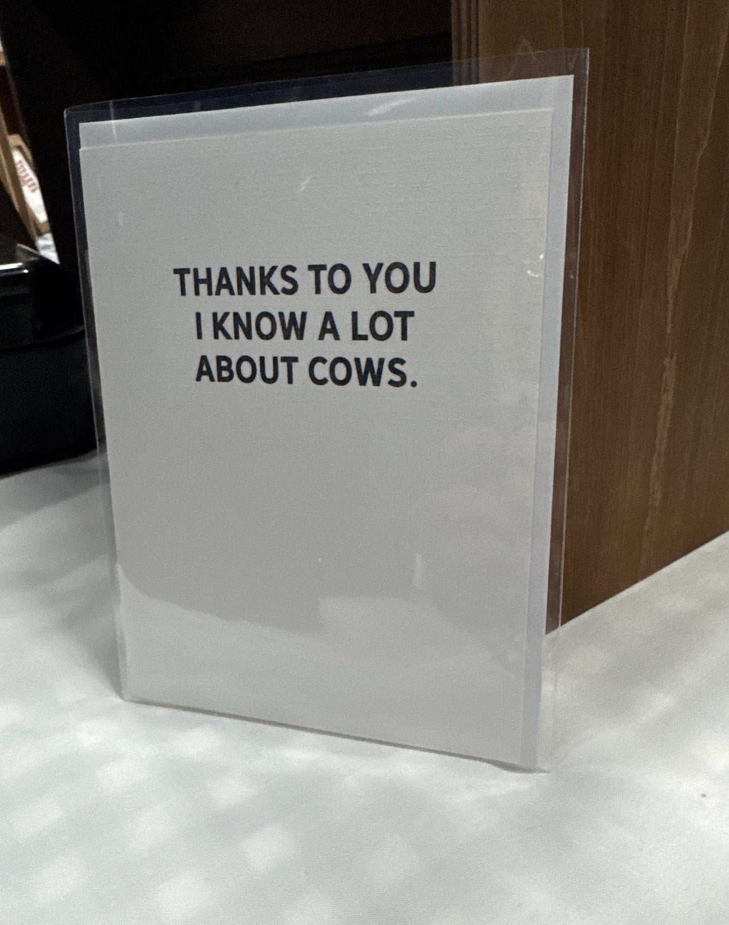 Thanks to You Greeting Card