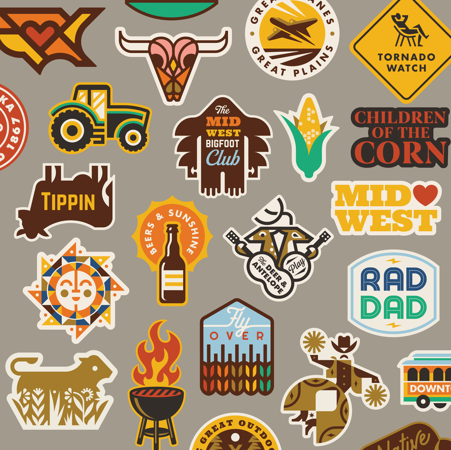 Tractor Sticker