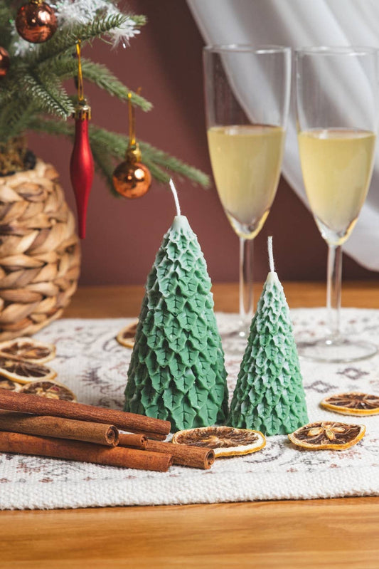 Christmas Tree Soy wax candle: Small