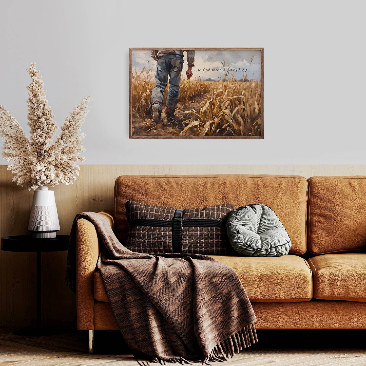 So God Made A Farmer Corn Field: 8x5