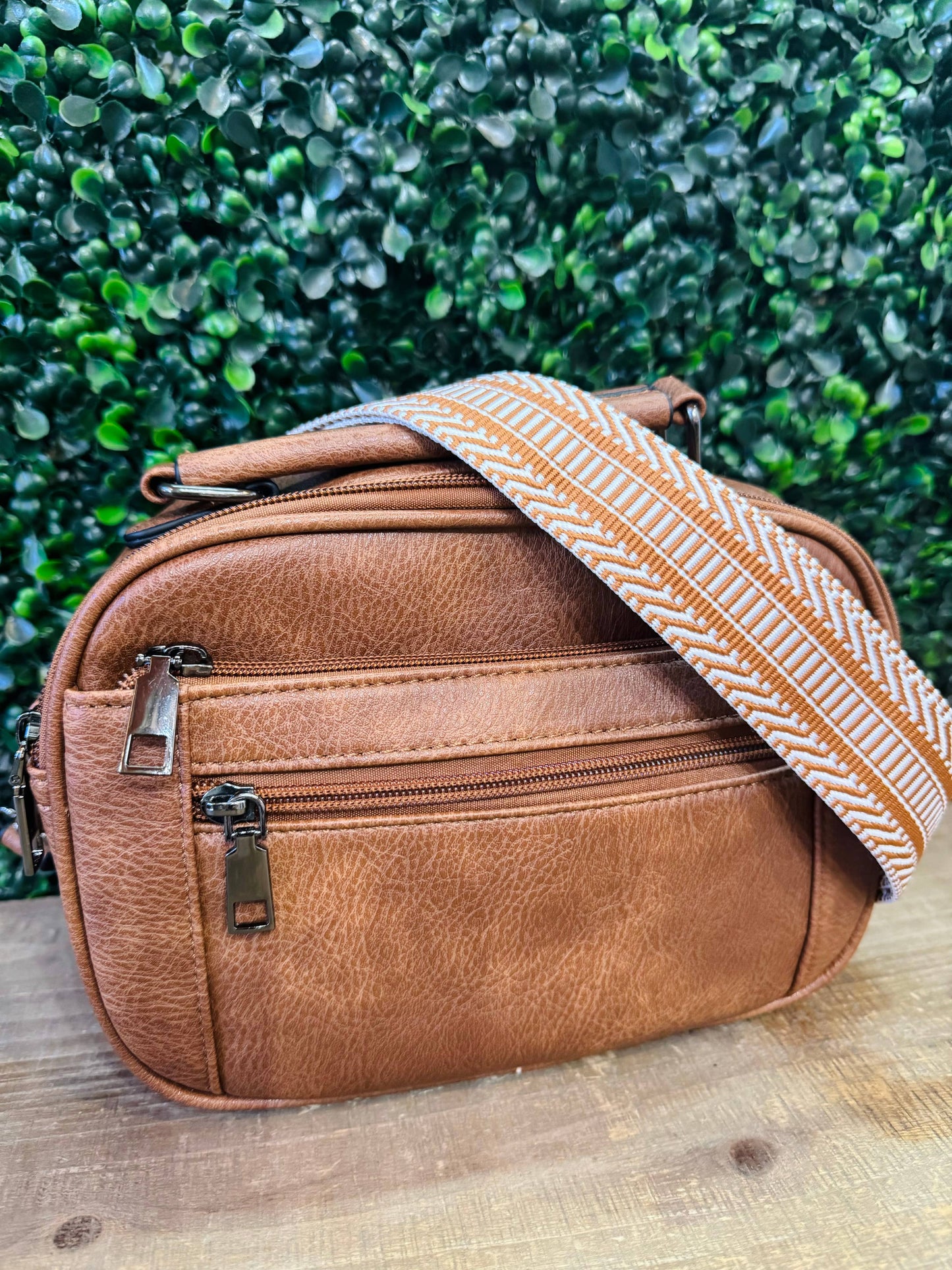 Ashlyn Crossbody: Camel