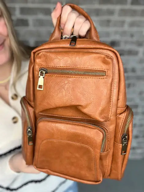 Jenn Backpack: Brown