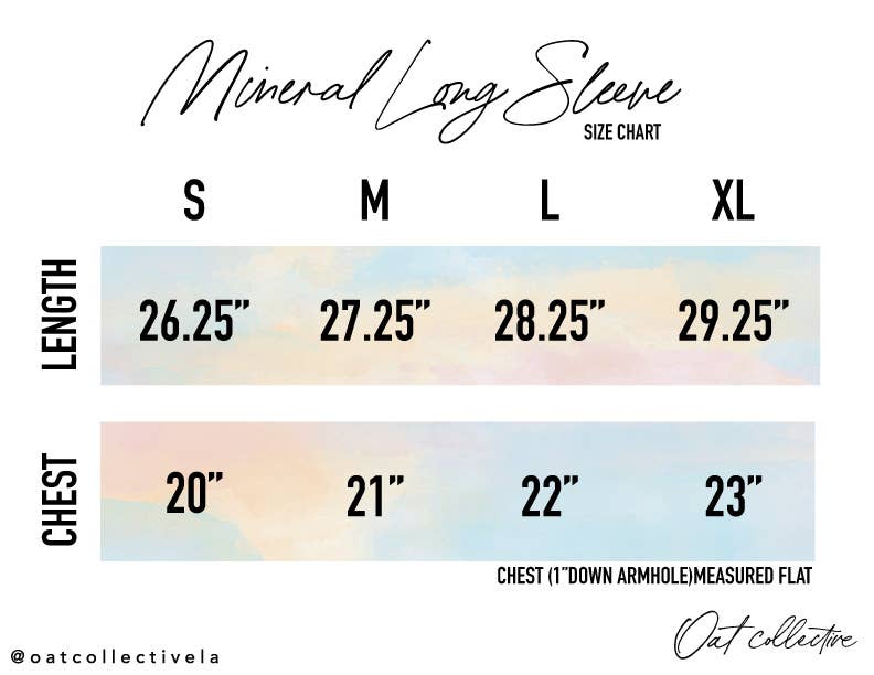 USA  Mineral Washed Long Sleeve Graphic: CARDINAL