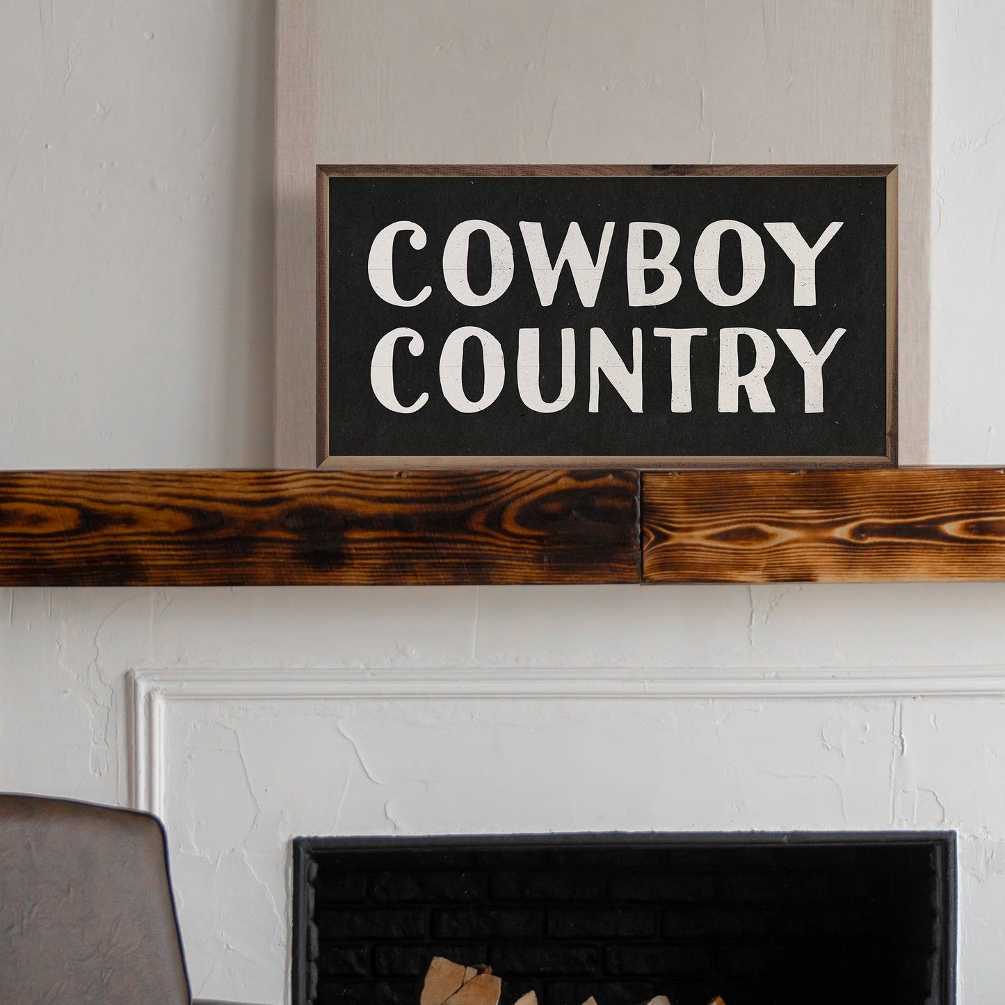 Cowboy Country Black: 16x8